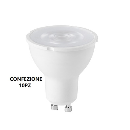 lampadina led gla243n gu10 7w luce naturale 4000k gealed box 10 pezzi