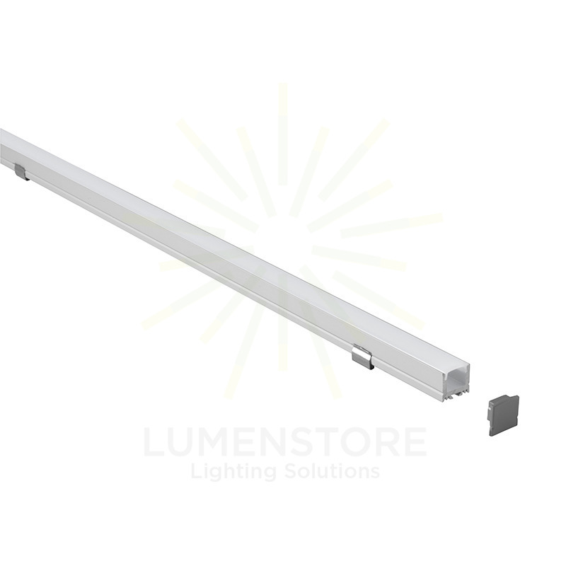 profilo in alluminio acrux per strisce led 2mt gealed