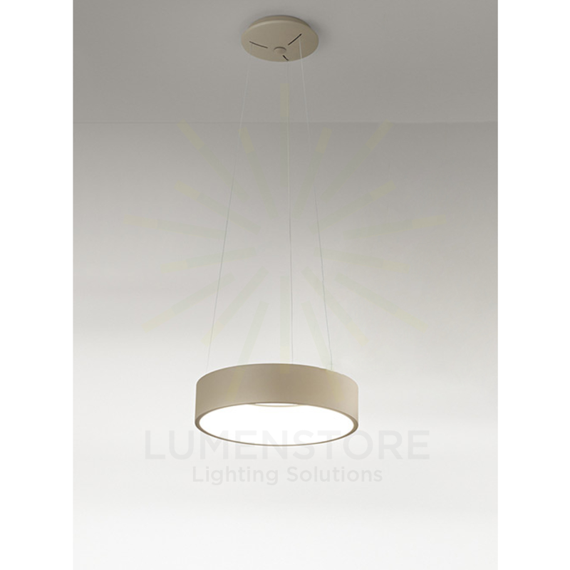 lampadario band diodi 25w luce calda 3200k affralux sabbia piccolo