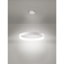 lampadario band diodi 136w luce calda 3200k affralux bianco xl