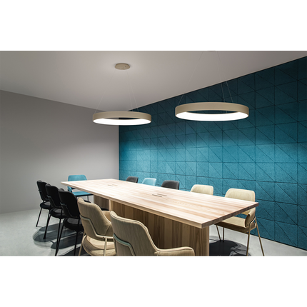 lampadario band diodi 136w luce calda 3200k affralux sabbia xl