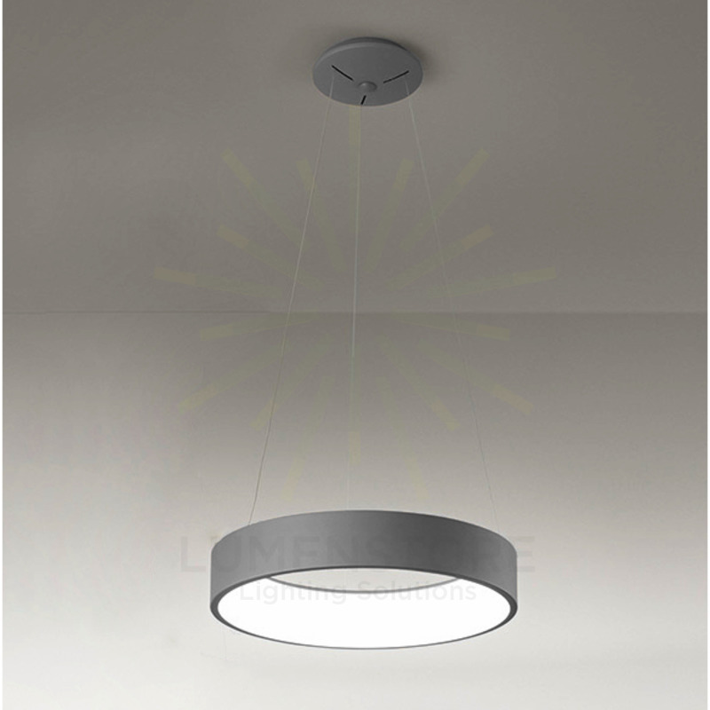 lampadario band diodi 35w luce calda 3200k affralux antracite medio