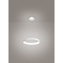 lampadario anelli diodi 35w luce calda 3200k affralux bianco piccolo 1 anello