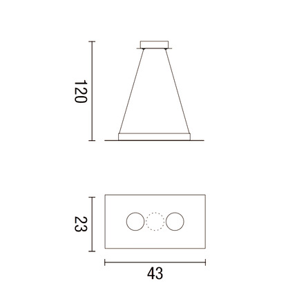 lampadario flet 3 x gx53 affralux bianco rettangolare piccolo