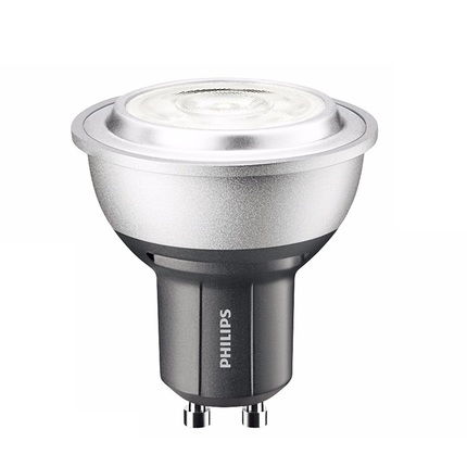 lampadina led gu10 5.4w luce calda 927 philips master ledspot mv 40°