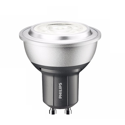 lampadina led gu10 5.4w luce calda 930 philips master ledspot mv 25°