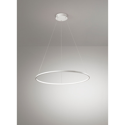 lampadario aluring 32w luce calda 3200k affralux rotondo grande