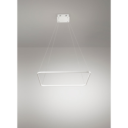 lampadario aluring 33w luce calda 3200k affralux quadrato grande