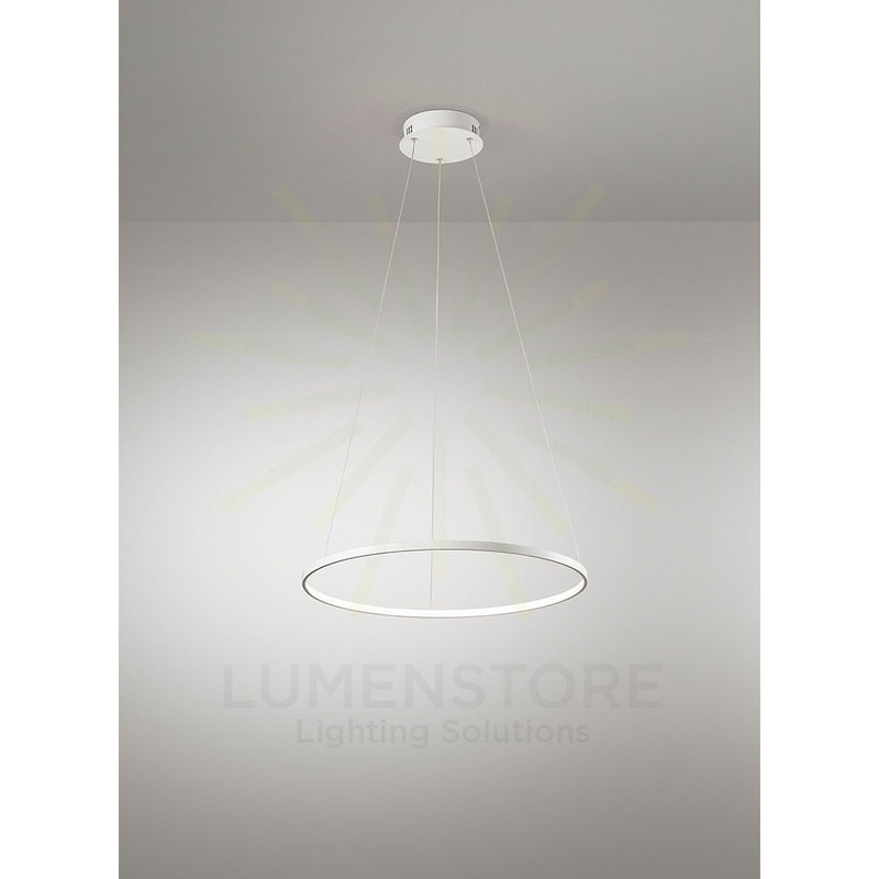 lampadario aluring 26w luce calda 3200k affralux rotondo piccolo