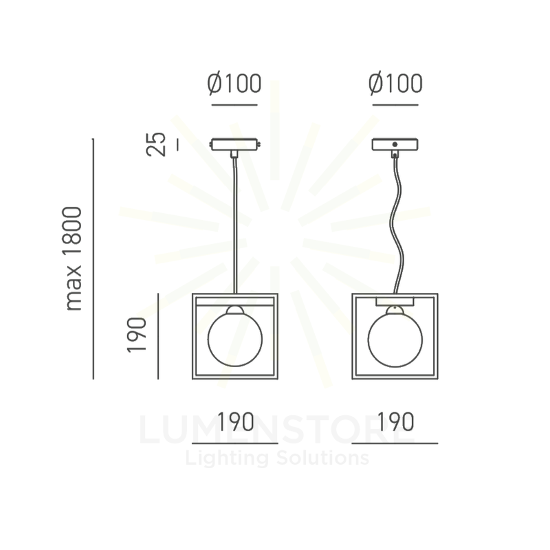 lampadario antea g9 gealuce oro singolo