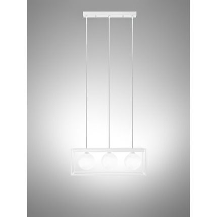 lampadario antea 3 x g9 gealuce bianco triplo