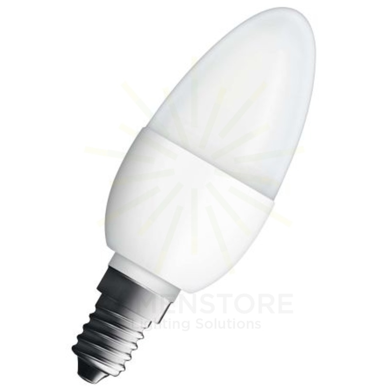 lampadina led value classic b e14 5.7w luce calda 827 ledvance osram