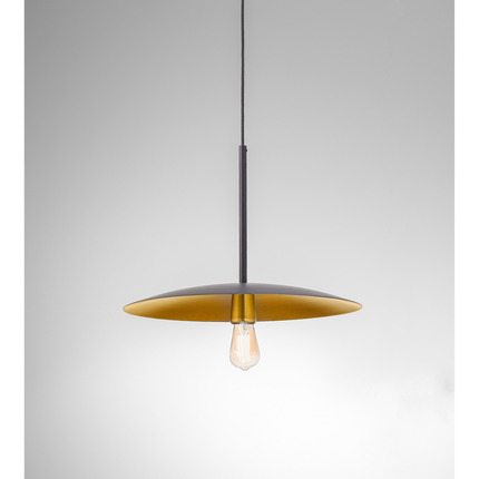 lampadario bruna e27 gealuce grande nero/oro