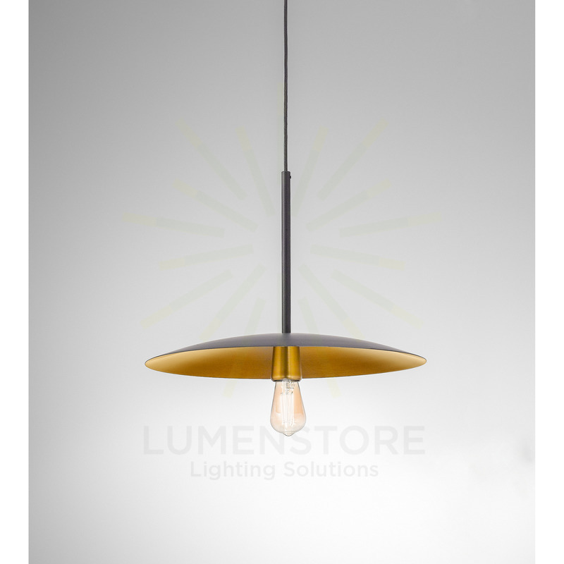 lampadario bruna e27 gealuce grande nero/oro