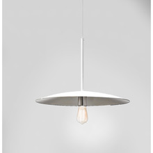 lampadario bruna e27 gealuce grande bianco/nichel