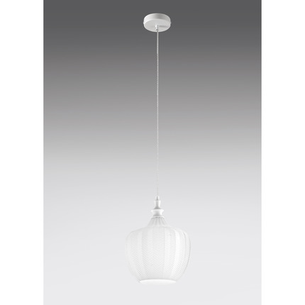 lampadario cleofe e27 gealuce modello s10 bianco