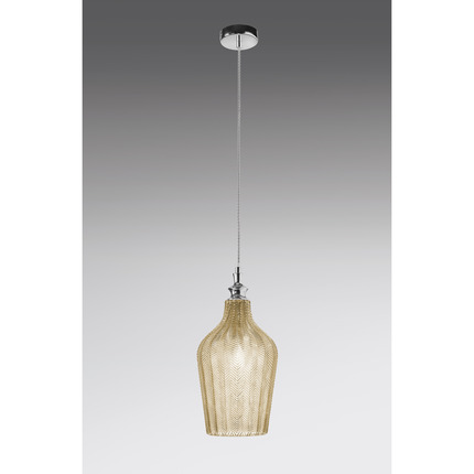 lampadario cleofe e27 gealuce modello s12 ocra