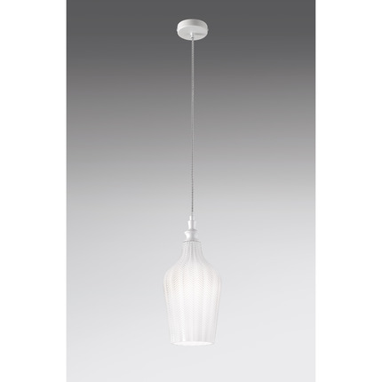 lampadario cleofe e27 gealuce modello s12 bianco