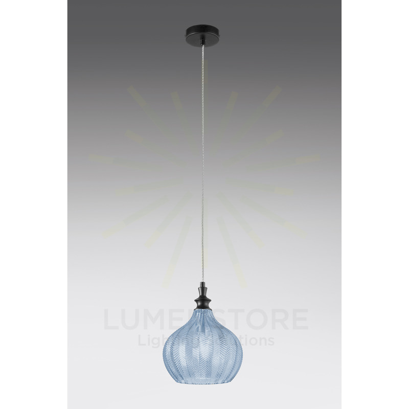 lampadario cleofe e27 gealuce modello s11 cobalto