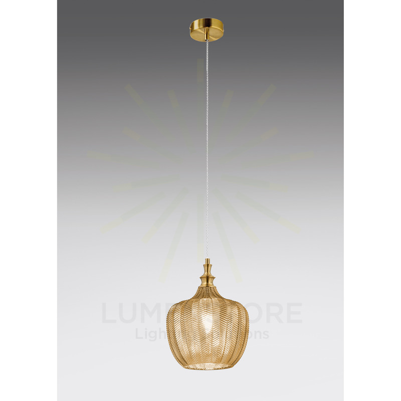 lampadario cleofe e27 gealuce modello s10 ambra