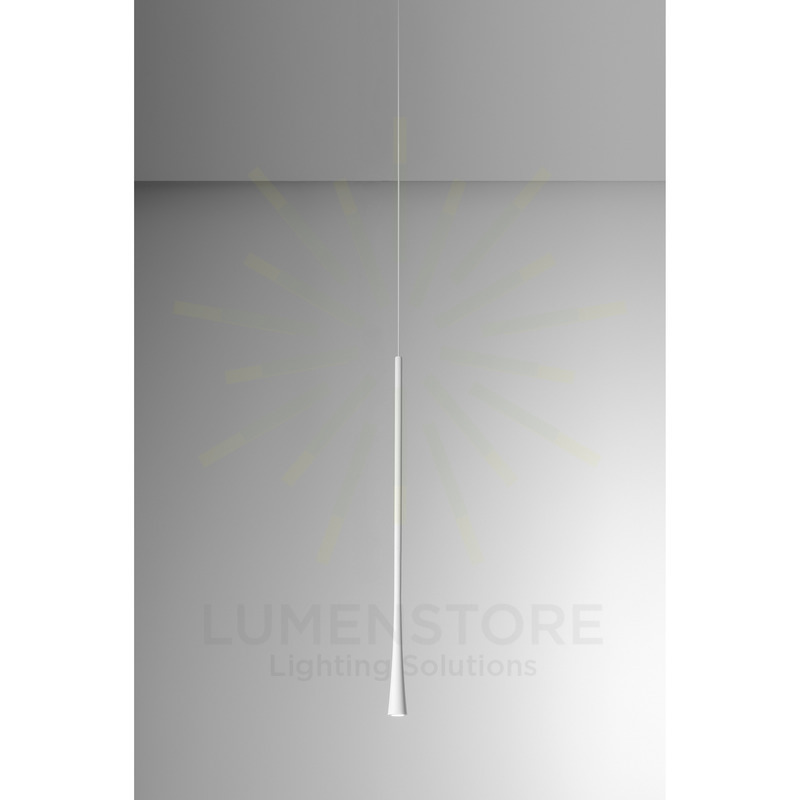 lampadario dafne 7w luce calda 3000k gealuce grande bianco