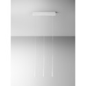 lampadario dafne 16.5w luce calda 3000k gealuce piccolo bianco triplo