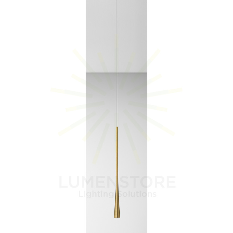 lampadario dafne 7w luce calda 3000k gealuce piccolo oro