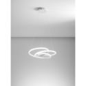 lampadario diva 39w luce calda 3000k gealuce piccolo bianco