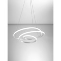 lampadario diva 47w luce calda 3000k gealuce grande bianco