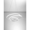 lampadario diva 47w luce calda 3000k gealuce grande bianco