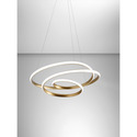 lampadario diva 47w luce calda 3000k gealuce grande oro