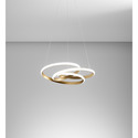 lampadario diva 39w luce calda 3000k gealuce piccolo oro