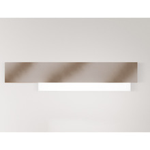 applique doha 25w luce calda 3000k gealuce grande acciaio
