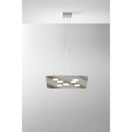 lampadario giselle gx53 gealuce acciaio