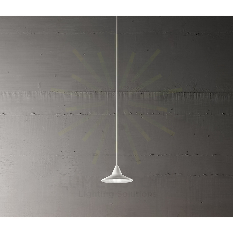 lampadario helena 7w luce calda 3000k gealuce bianco