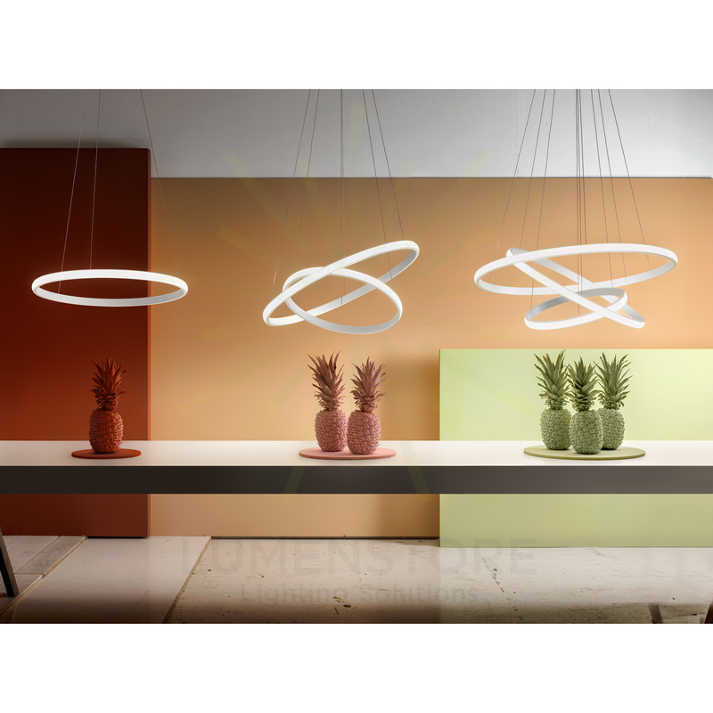 lampadario iole 28w luce calda 3000k gealuce singolo oro