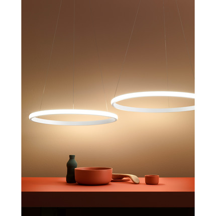 lampadario iole 28w luce calda 3000k gealuce singolo oro