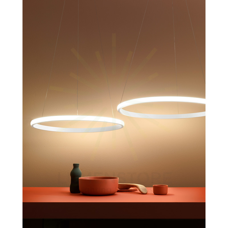 lampadario iole 28w luce calda 3000k gealuce singolo oro