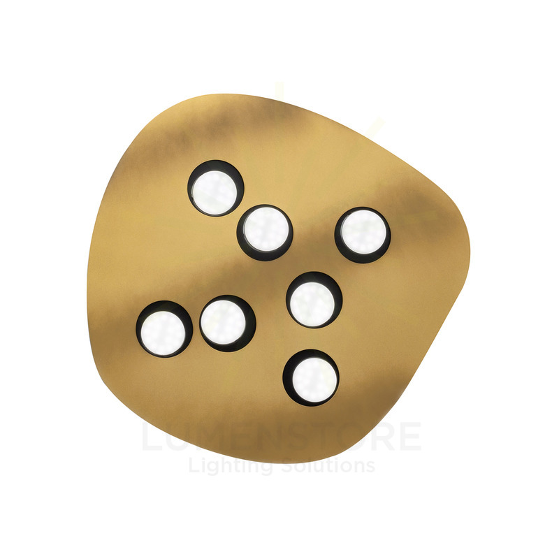 plafoniera irene gx53 gealuce grande oro