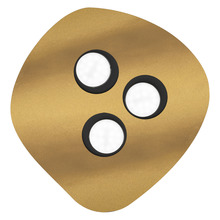 plafoniera irene gx53 gealuce piccolo oro