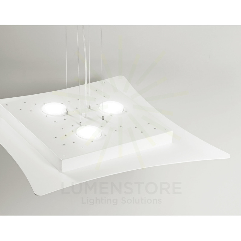 lampadario isotta gx53 gealuce bianco