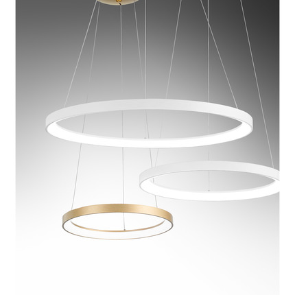 lampadario krizia 50w luce calda 3000k gealuce medio oro