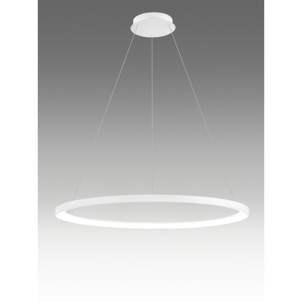 lampadario krizia 60w luce calda 3000k gealuce grande bianco