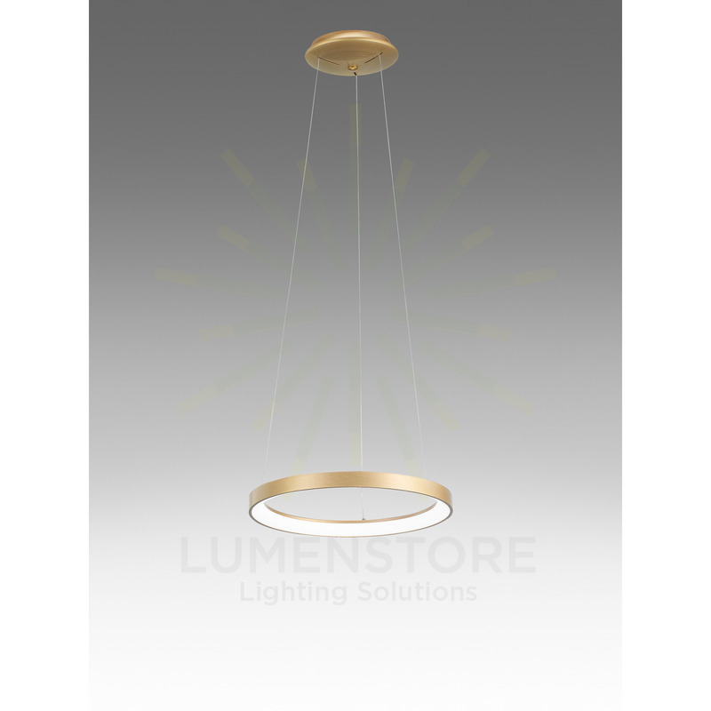 lampadario krizia 38w luce calda 3000k gealuce piccolo oro