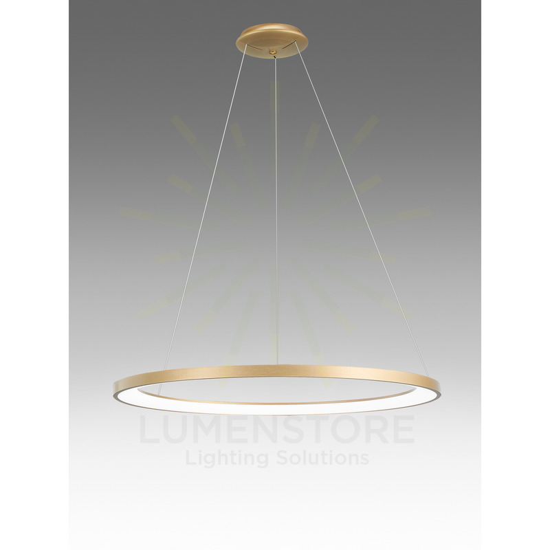 lampadario krizia 60w luce calda 3000k gealuce grande oro