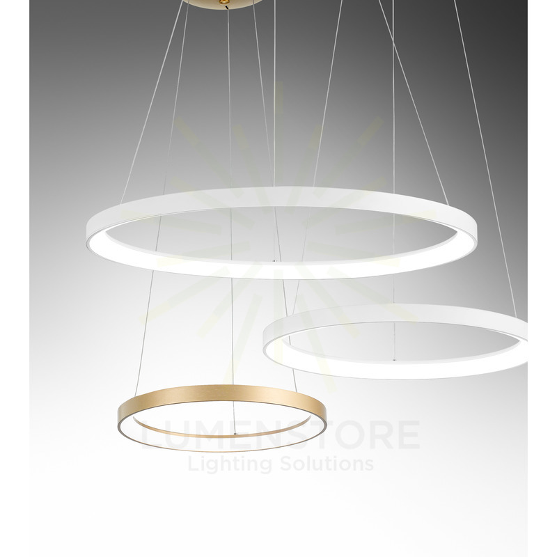 lampadario krizia 38w luce calda 3000k gealuce piccolo oro