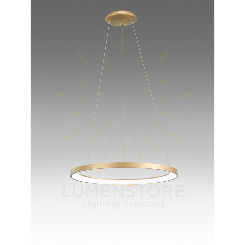 lampadario krizia 50w luce calda 3000k gealuce medio oro