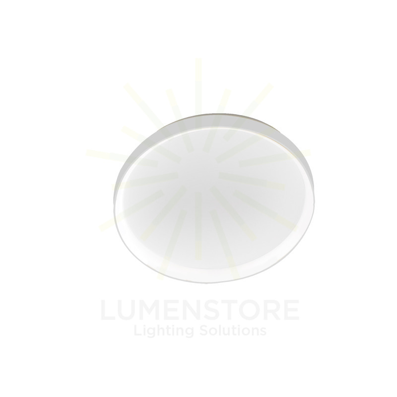 plafoniera krizia 30w luce calda 3000k gealuce piccolo bianco