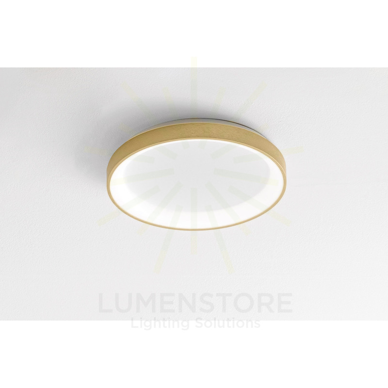 plafoniera krizia 30w luce calda 3000k gealuce piccolo oro