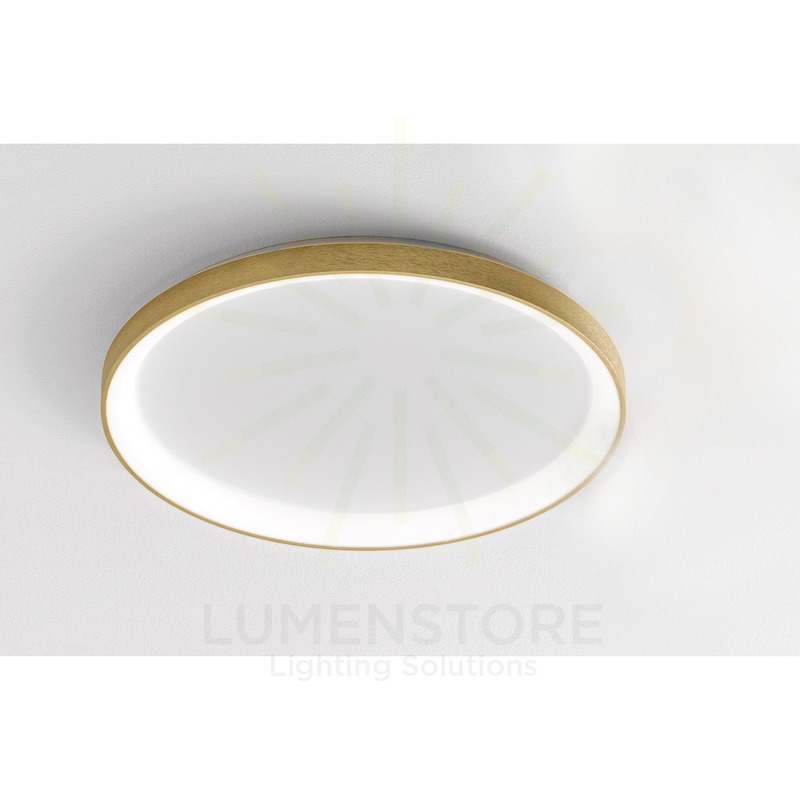 plafoniera krizia 50w luce calda 3000k gealuce grande oro